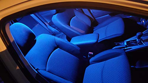 194 LED Bulbs Extremely Bright Ice Blue 5630 Chipsets 168 2825 175 T10 W5W LED Replacement Bulbs for Car Interior Dome Map Door Courtesy Trunk License Plate Lights(Pack of 10)