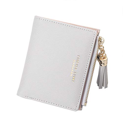 Image of Belsmi RFID Blocking Women PU Leather Wallet Lady Clutch Purse Zipper Pocket Card Holder Organizer Lightweight Bifold Wallets