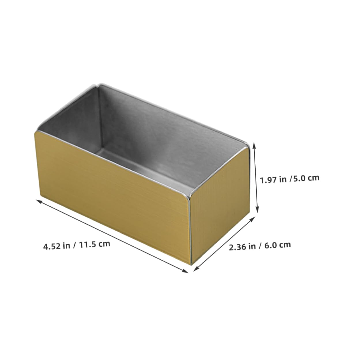 VOSAREA Tea Storage Box Metal Sugar Packet Dispenser Tea Bag Organizer Small Sugar Container Bar Organizer