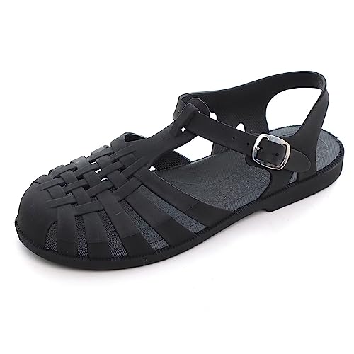 Image of Hee grand Crystal Jelly Heel Sandals for Women Summer Beach Jelly Shoes