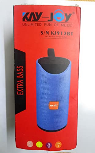 KAY-JOY TG113 Super Bass Portable Bluetooth Speaker with FM and TF Card Support (Colour May Vary)