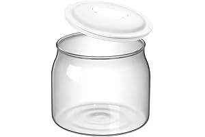 Bear Glass Yogurt Jars with Lids for Yogurt Makers