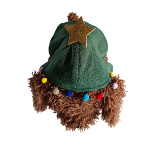 Disfraz de árbol de Navidad para perro talla M liviano miniatura 6