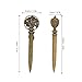 4 Pcs Letter Openers, Retro Lightweight Compact Ergonomic Zinc Alloy Mail Envelope Opener Knife