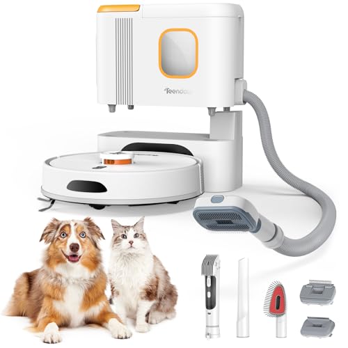 Teendow D20S Max+ Robot Vacuum and Mop, 6000Pa...