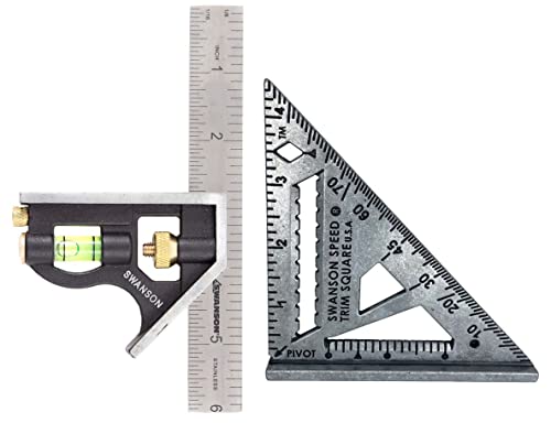 Swanson Tool Co Value Pack Includes 4 1/2 Inch Speed Trim Sq...