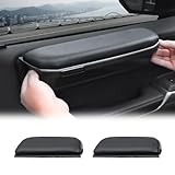 Tianyaドアアームレストは、2024〜2026年モデルのランドクルーザー250シリーズ 1958 プラドLC250 J250 TRJ250Wに適合、肘サポート快適性向上パッド、PUレザー素材、前期・中期・後期のインテリア改装アクセサリー (くろいろ)