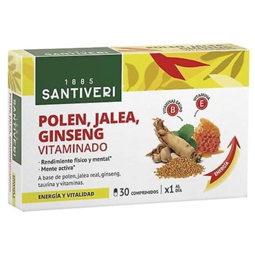 Santiveri - POLEN+JALEA+GINSENG - 30 comprimidos