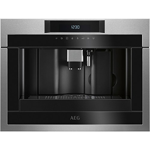 AEG KKE884500M Incasso Automatica Macchina per Espresso 1.8 L, 6 tazze, Acciaio Inossidabile