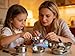 Miniature Toy 17-Piece Stainless Steel Pots and Pans Set , MAGIKON Pretend Play Kitchen Cooking Utensils Toy