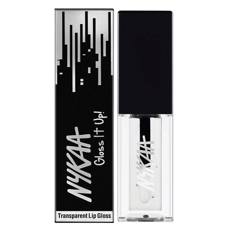 Nykaa Gloss It Up! High Shine Transparent Lip Gloss, Clear-ly Giving - 10, Non-Sticky, 5ml-picture-19