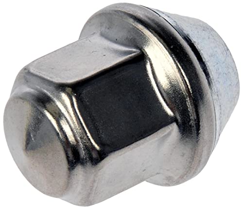 Dorman - Autograde Wheel Lug Nut 611-303.1 - Wheel Nut - Wheel Nut M12-1.50 Capped - 19 Mm Hex, 32.1 Mm Length - Wheel Nut M12-1.50 Capped - 19 Mm Hex, 32.1 Mm Length - Lug Nut - The original lug nuts on certain vehicles have a failure-prone two-piece design that makes warping common and removal difficult. There's often a thin veneer that gets damaged with repeated use, and if moisture gets underneath it can cause the cover to bulge. Those failures can make the nuts difficult or impossible to remove, and if they get stuck, removing them usually requires damaging the wheel itself. This Dorman OE FIX replacement matches the OE fit and function but has a one-piece, carbon steel design to prevent similar issues from happening in the future. - Ford 2023-11, Lincoln 2023-12