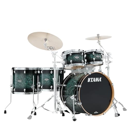 Tama Starclassic Performer MBS52RZS-MSL Molten Steel Blue Burst - Jeu de Coquilles de Batterie
