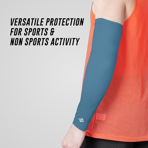 Image of Nivia Arm Sleeves for men & women, Arm Compression sleeves, Uv sun protection arm sleeves for boys & girls,Arm Sleeves for Cricket,Volleyball,Football,Bike Riding,Cycling