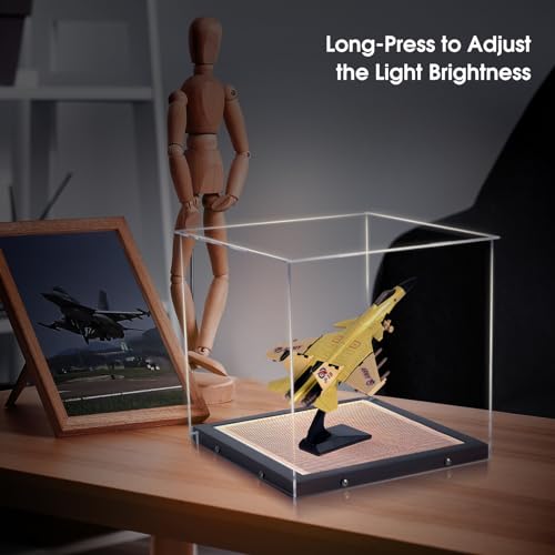 Luxround US-801 Figure Display Case, Clear Acrylic Display Box thumb #1