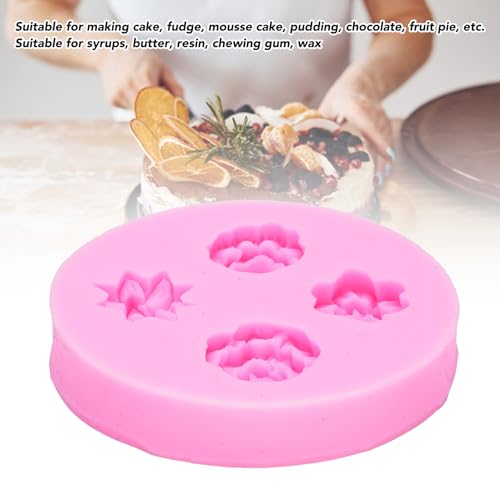 Molde de silicona para fondant diseño floral reutilizable miniatura 2
