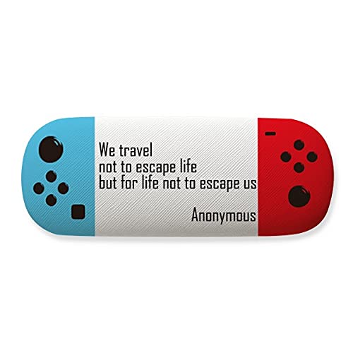 Étui de rangement pour lunettes We Travel Not Escape Life en tissu robuste