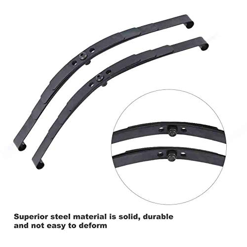 Drfeify Spring Suspension Bar, Steel Leaf Spring Suspension Bar Compatible With F350 / D90 1/10 Scale Rc Crawler Car #TOP7