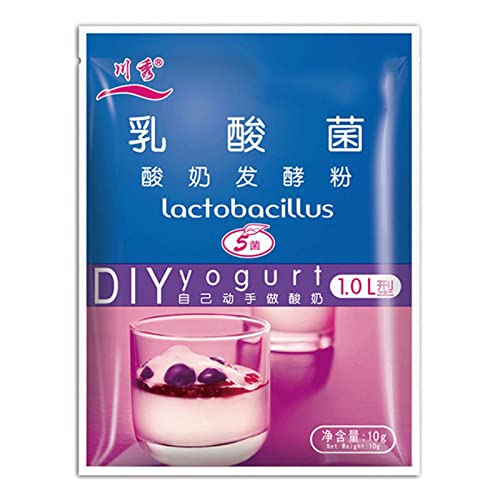 BOGEEL Yogur probiótico iniciador Bifidobacterium Yogurt Starter Culture 1 caja que contiene 1 paquete de 10 gramos de 0.35 onzas