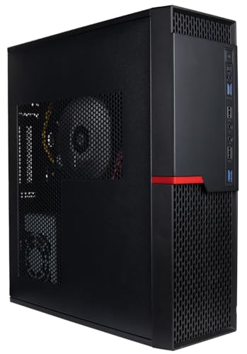 Image of Envision S13 SFF PC (3.8-4.6GHz 8-Core Ryzen 7 5700G w /FHD Low /Med Gaming Radeon Graphics, 16GB RAM, 512GB NVME SSD, MSI mb, WiFi, Windows 11 Pro, 10 USB, HDMI + VGA, RJ45, KB+Mouse, Desktop Computer