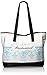 Adorox Bridesmaid Tote Bag Purse Wedding Bridal Shower Gift Travel Luggage (White)