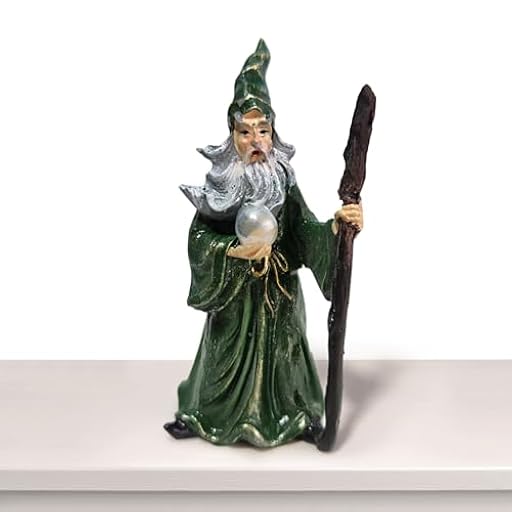 Figura De Decoración De Halloween,Estatua De Colección De Hechiceros - Estatua De Fiesta De Halloween, Decoración De Hogar Fantasía, Decoración De Colección De Resina para Noches Temáticas | Ya disponible en tu tienda friki favorita! En mundofriki.es!