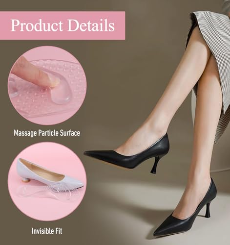 2 Pares de Plantillas para Mujer, Inserciones 3/4 Antideslizantes miniatura 6