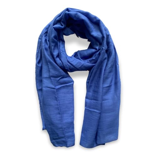 Image of Cotton Linen Blend Fashion Scarf, travel scarf,Soft Breathable Fabric, Multiple Colors