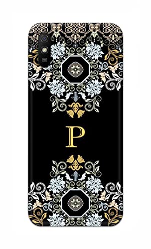Image of Printed Hard Back Cover Case for Mi Redmi 9i | Mi Redmi 9i Sport Back Cover (Alphabet P) -1803