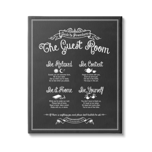 'The Guest Room Guide'| Canvas Art