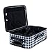 Rockland Fashion Softside Upright Luggage Set, Expandable, Kensington, Black and White, 2-Piece(14/19)