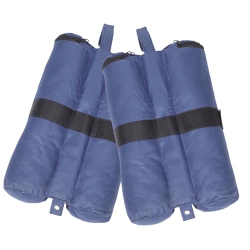 GETAJGHSD 2個 防風サンドバッグ テントポール用固定具付き 砂 砂利対応キャノピーウエイト 耐久性良好で折りたたみ収納可能 アウトドアキャ