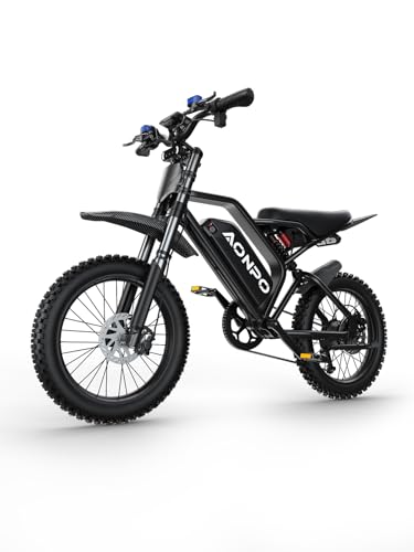 AONPO A20-Ultra Electric Dirt Bike for Adults, Peak 3500W 32MPH