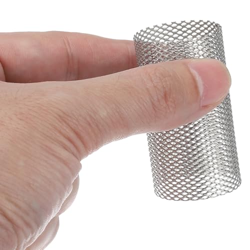 Image of PATIKIL 2 Pcs 28mm OD Strainer Mesh, 50mm H Screen Y Shaped Strainer Filter Valve Mesh Screen 304 Stainless Steel Strainer Mesh for Debris Pump Water Oil Separation