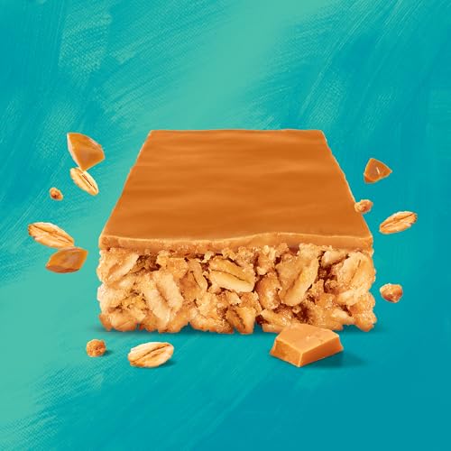 JB's TREK High Protein Flapjack Salted Caramel - Gluten Free - Plant Based - Vegan Snack - 50 g x 16 Bars