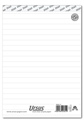 Bloc-notes A5 ligné papier perforé 48 feuilles pour écriture et notes