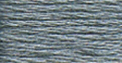 Fil 6-Strand Broderie Coton DMC cône de 100 g couleur gris foncé Cone-Steel