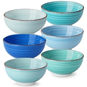 Vancasso BONITA Dessertschalen Steinzeug 6-teilig Blau