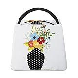 Moda e unico: i sacchetti per il pranzo personalizzati sono stampati con vari motivi squisiti, con colori vivaci e stili alla moda.