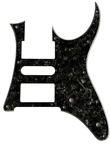 For Ibanez RG 350 EX Style Guitar Pickguard Scratch Plate (4 Ply Black Pearl)