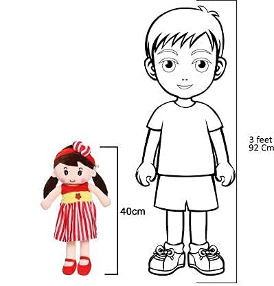 DearJoy Molly Rag Doll - Red, 40cm 3