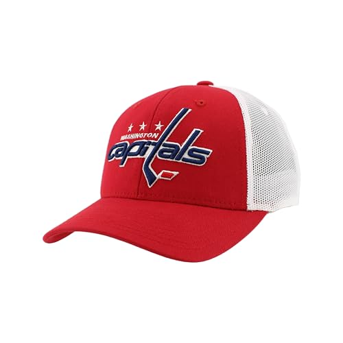 Washington Capitals NHL Officially Licensed Adjustable Snapback Hat Big Rig Icon Team Color