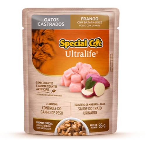 Sachê Special Cat Castrado Frango: Caixa Com 12 Unidades