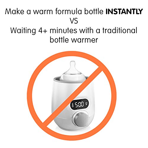 Baby Brezza Instant Warmer - Instantly Dispenses Warm Water At Perfect Baby Bottle Temperature - Replaces Traditional Baby Bottle Warmers #TOP3