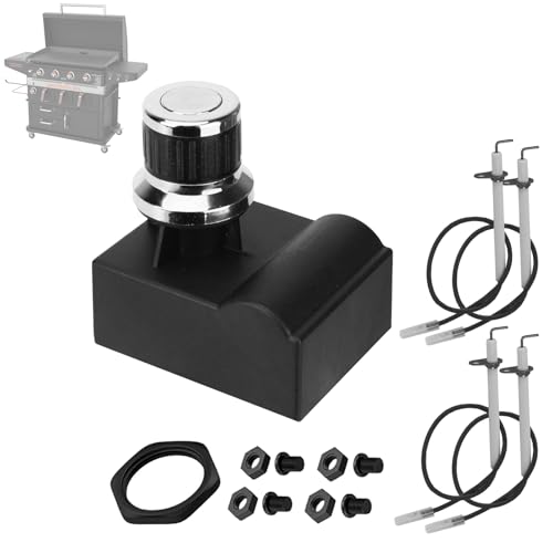 Image of 5 Outlet Grill Igniter Kit for Blackstone 36 inch Griddle with Air Fryers Combo | Electronic Battery Spark Ignitor with Ignition Wires Replacement Parts for Blackstone 36 Inch 4 Burner