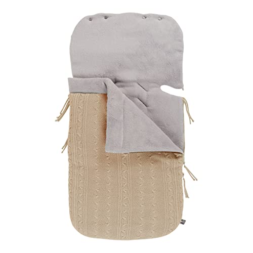 Kinderwagen Sack Baby's Only Buggy Fußsack Hope - Gefütterter Kinderwagen-Sack 98x52 Cm, Hazel Brown Baby Fußsack Warm