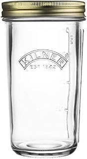 Kilner Wide Mouth Screw Top Lid Preserving Glass Jar 0.5 Litre Transparent (Pack of 6) (6)