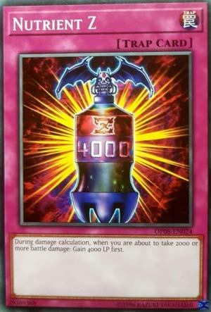 Amazon.com: Yu-Gi-Oh! - Nutrient Z - OP08-EN024 - Common - Unlimited  Edition - OTS Tournament Pack 8 : Toys & Games