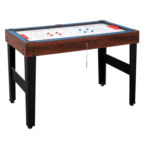 LEADZM Table Football, Kickertisch, Heimkickertisch, 6-in-1-Multifunktionsspieltisch, Einschließlich Hockey, Fußball, Billard, Tischtennis, Shuffleboard, Bowling – Bild 6