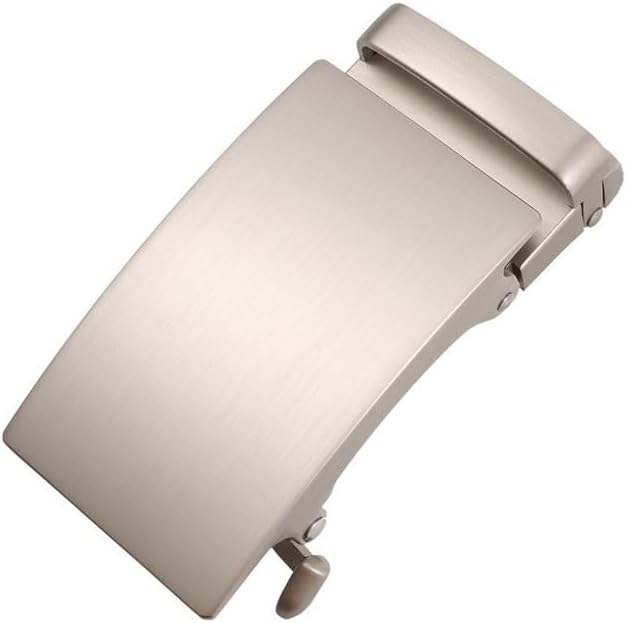 Rectangular Metal Toothless Belt Buckle Casual Business Men's(Style1)